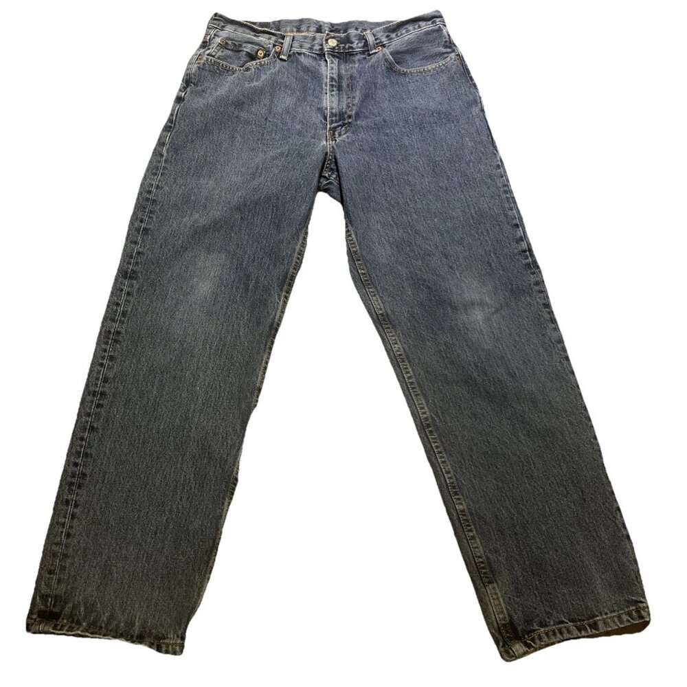 Levis 550 Jeans Mens Sz 36x32 * 33x 29.5* Blue Denim 90’s Classic Cowboy Western
